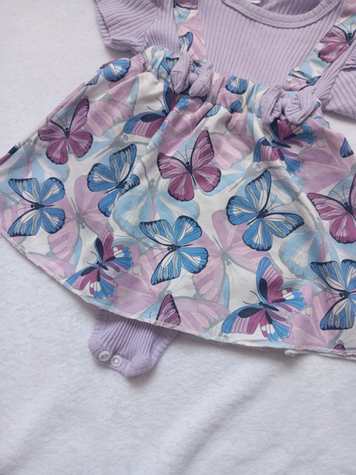 Robe barboteuse 6 mois shein avec son bandeau - photo numéro 2