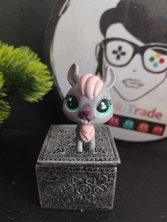 Lps00802 My Littlest Petshop Pet Shop LPS Authentic Hasbro Lama Lama 176 - photo numéro 2