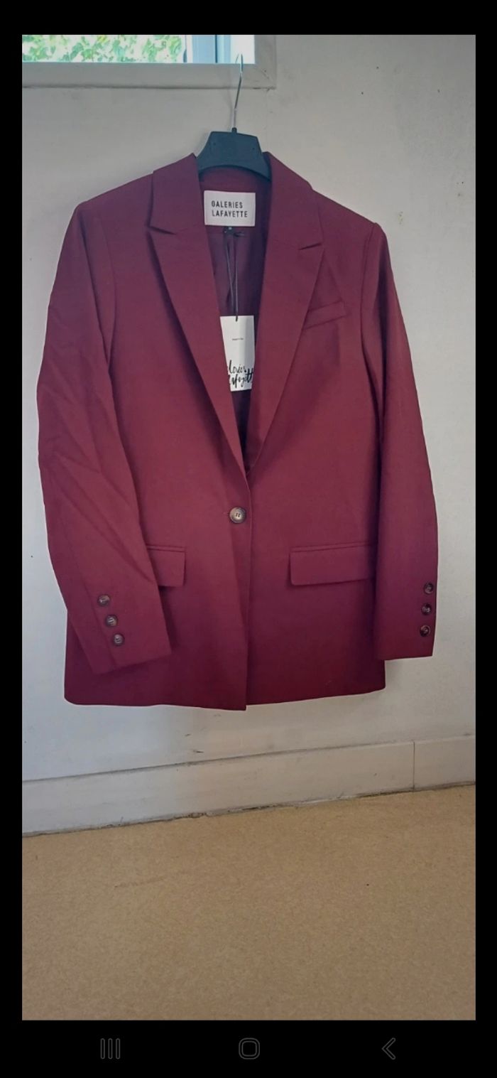 Blazer galerie lafayette neuf taille 36