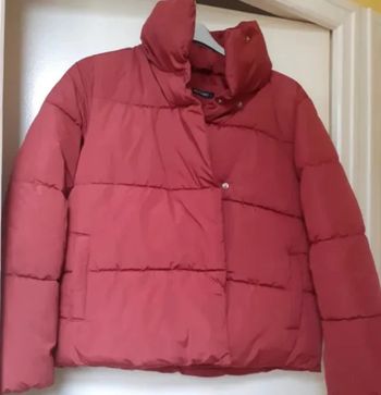 Doudoune rouge bordeaux femme taille L