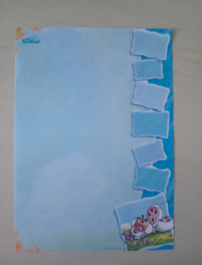 Diddl - Feuille A5 neuve - 0,40€