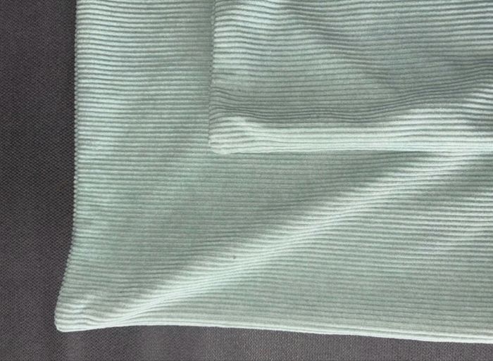 Un lot de 2 housses de coussin vert