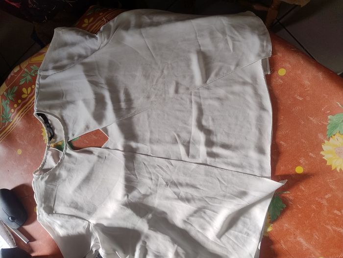 Chemisier blanc manches courtes - photo numéro 4