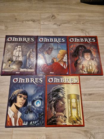 Lot de 5 bd ombres tome 1 à 5 REED/EO