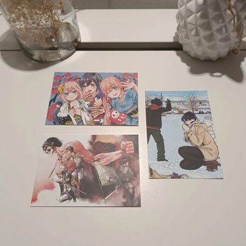 Manga lot de 3 cartes de voeux Pika édition 2023