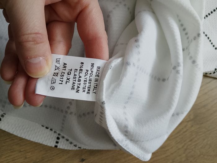 T-shirt blanc et noir pour homme manches courtes XL MTX - photo numéro 4