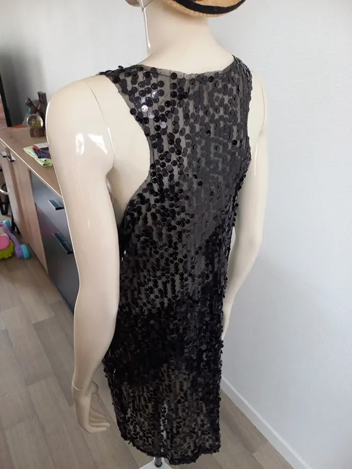 Robe noir transparente L - photo numéro 6