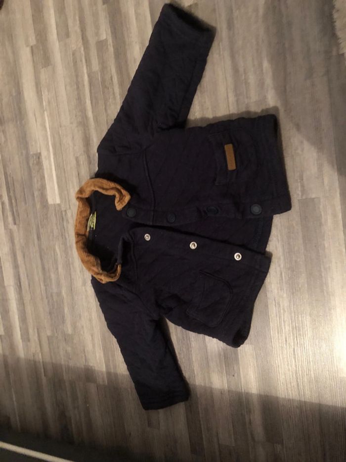 Veste bleu marine garçon 12 mois TB état