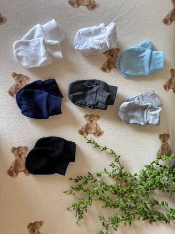 Lot moufles bébé naissance mixte