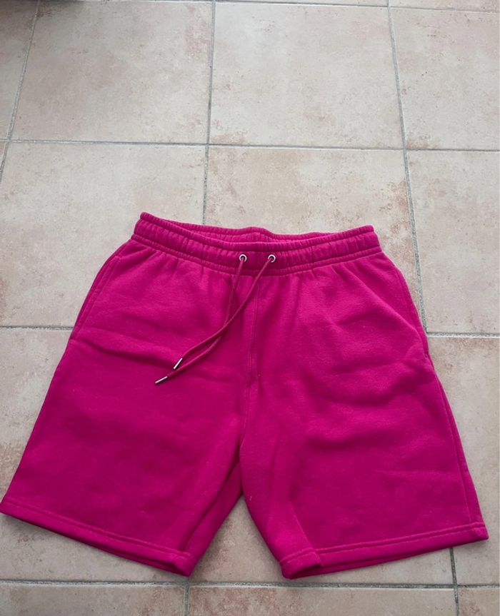 Short survêtement rose