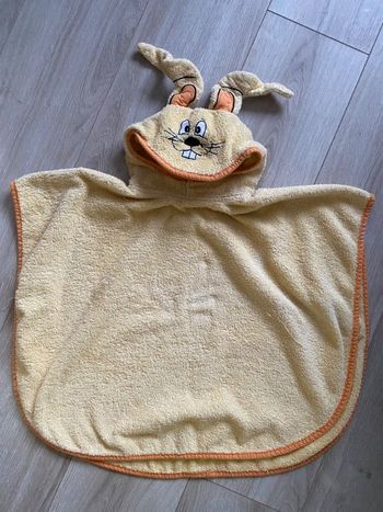 Poncho de bain 100% coton taille unique