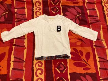 Tee shirt manches longues in extenso 24 mois
