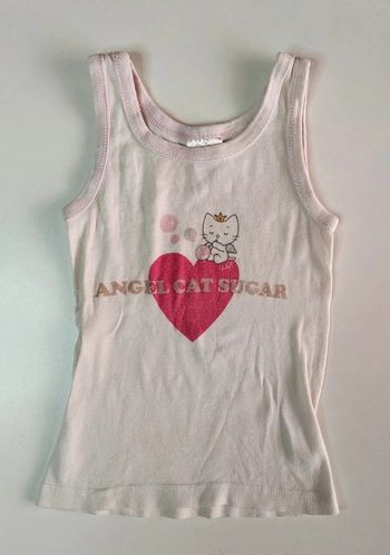 Tee-shirt débardeur Kitty - Taille 3/4 ans