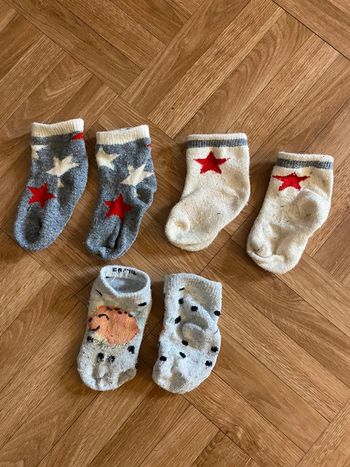 Lot de 3 paire de chaussette pour bébés taille 15/18