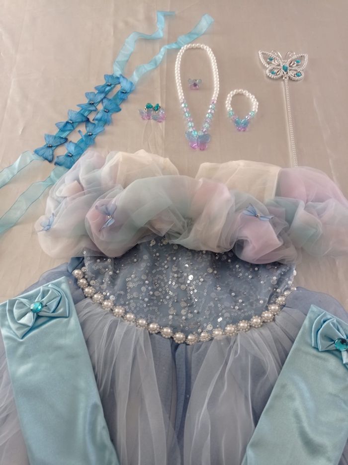 Déguisement robe de princesse perle 6ans - photo numéro 5