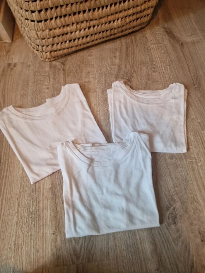 Lot de 3 Tee-shirt blanc