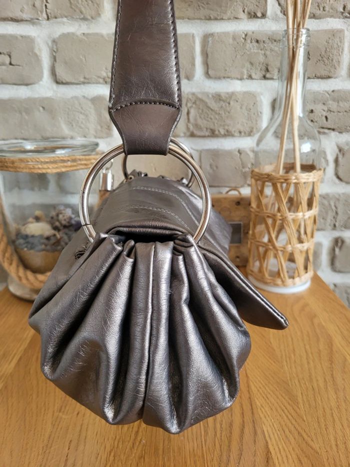 Sac à main Ravel – simili cuir bronze métallisé - photo numéro 7