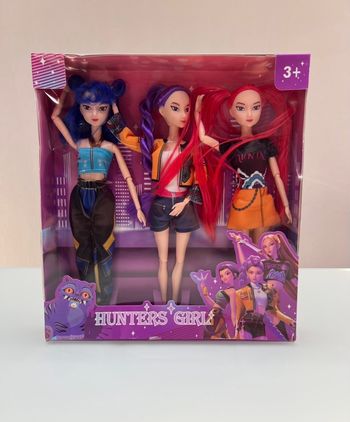 Lot de 3 poupée Huntrix Kpop Demon Hunters Rumi Zoey Mira