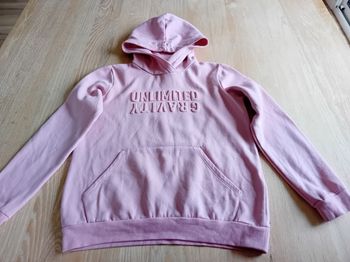 Sweat à capuche Décathlon fille 12/13 ans - Excellent état