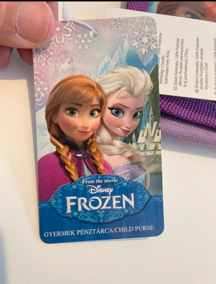 Portefeuille enfant la reine des neiges Anna & Elsa - photo numéro 2