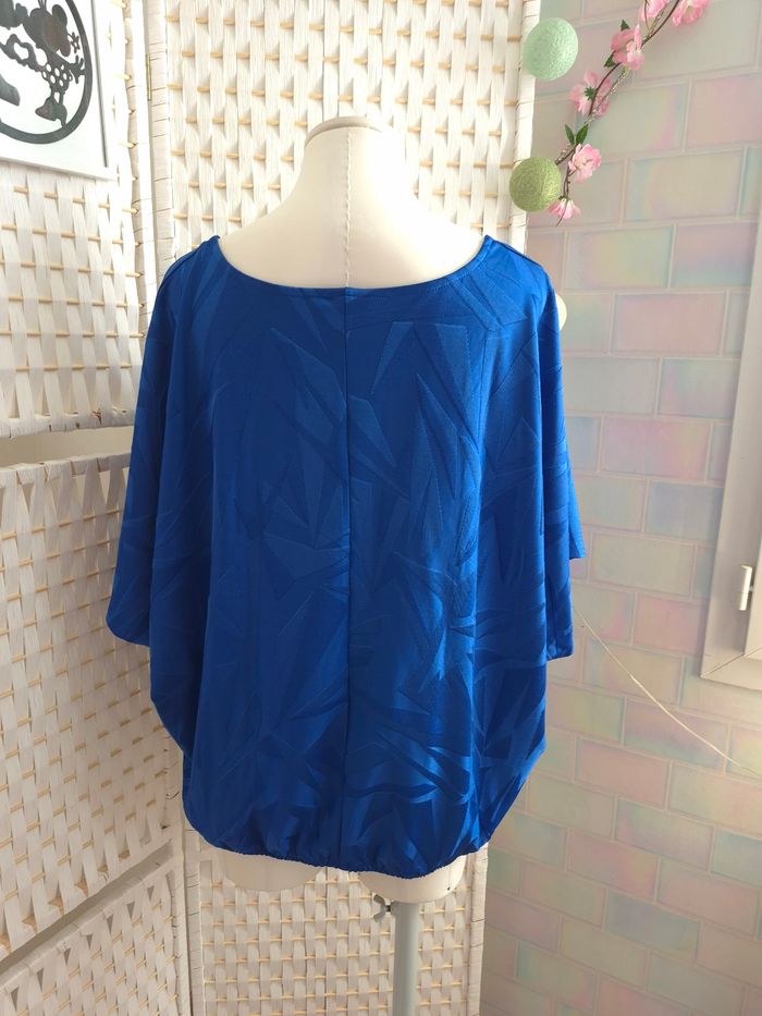 💕Jolie blouse bleu electrique femme TXl / 42 mosquitos 💕 - photo numéro 2