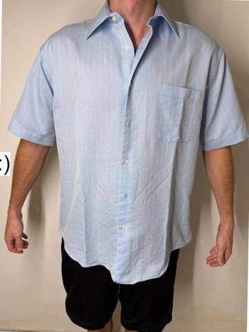 Chemise homme Yves Dorsay tour de cou 39-40 taille 3 bleu ciel