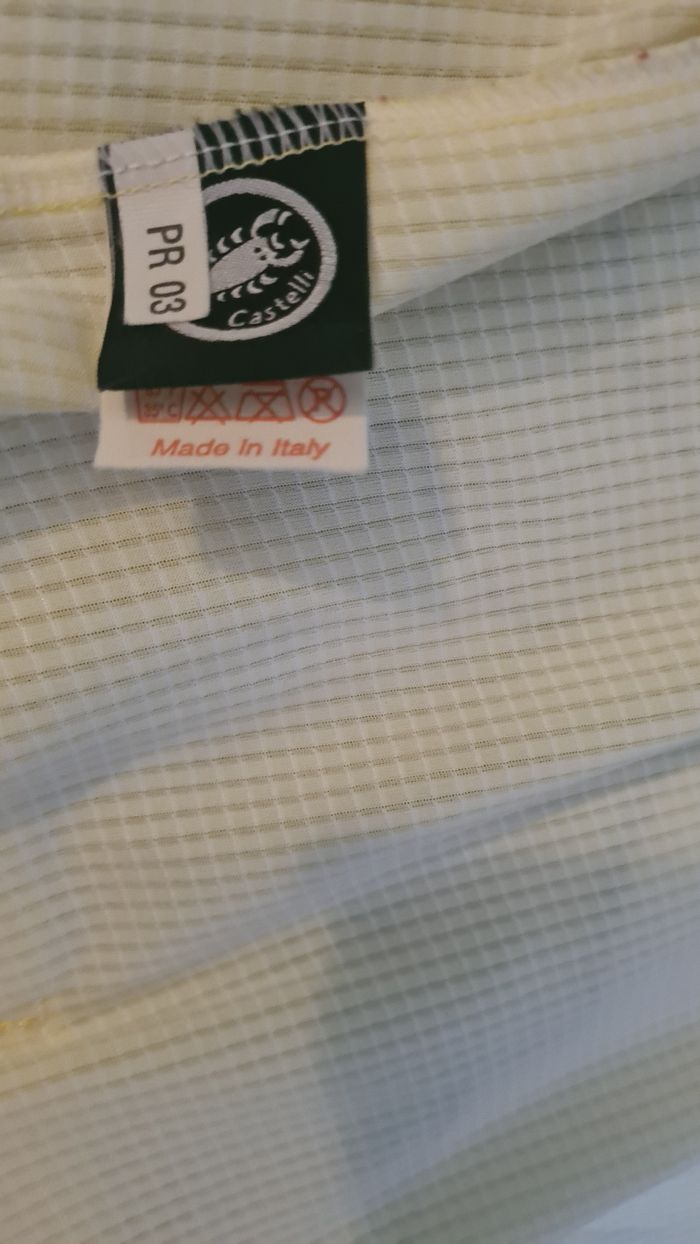 Maillot de cyclisme Castelli jaune – Taille XXL – Made in Italy - photo numéro 8