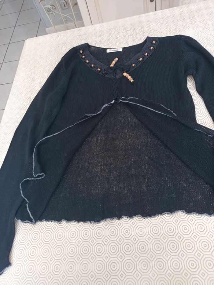 Pull Taille M marque vernal noir - photo numéro 3