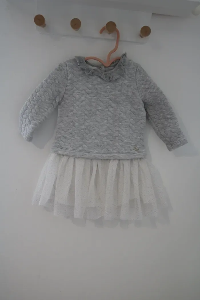 Robe automne/hiver Petit bateau 12 mois - photo numéro 2
