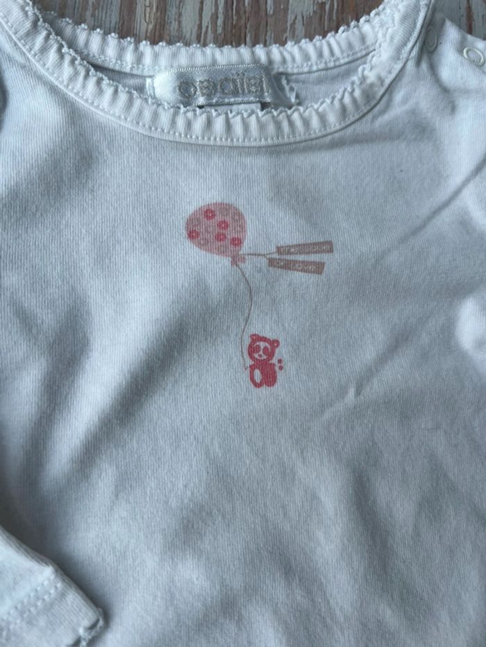 Body ML blanc 3 mois - photo numéro 2