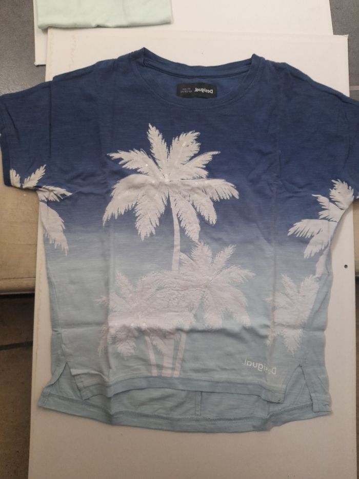 Joli lot de 9 tee-shirts fille en 8ans à manches courtes - photo numéro 5