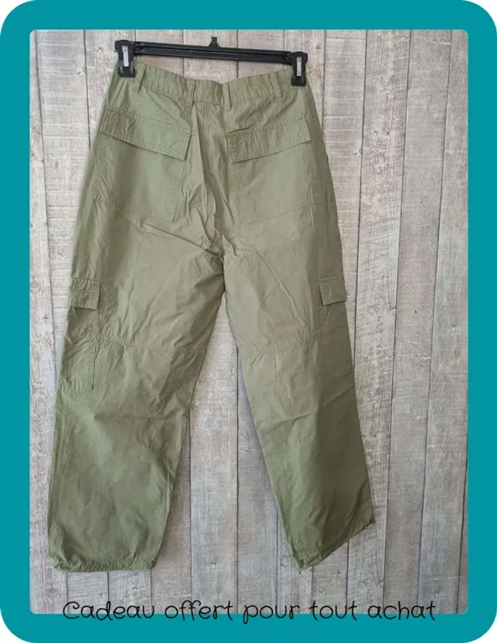 pantalon cargo Kaki Jennyfer Taille S - photo numéro 6
