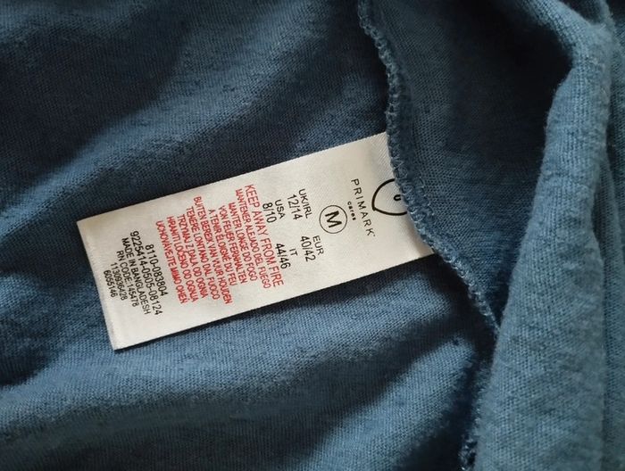 T shirt Primark bleu TL - photo numéro 5