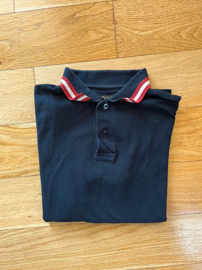 👕 Polo homme taille M Barbour Land Rover bleu coton – Bon état 👕