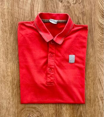 Polo/t.shirt rouge Nike (brodé) pour homme, taille M