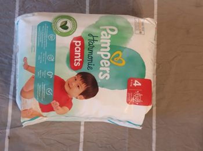 Lot de 6 couches Pampers harmonie pants taille 4 - photo numéro 3