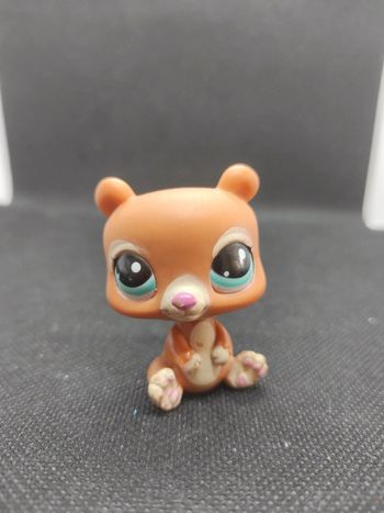 Littlest Petshop LPS ours Bear 2010 Blythe hasbro #geektradelpsours