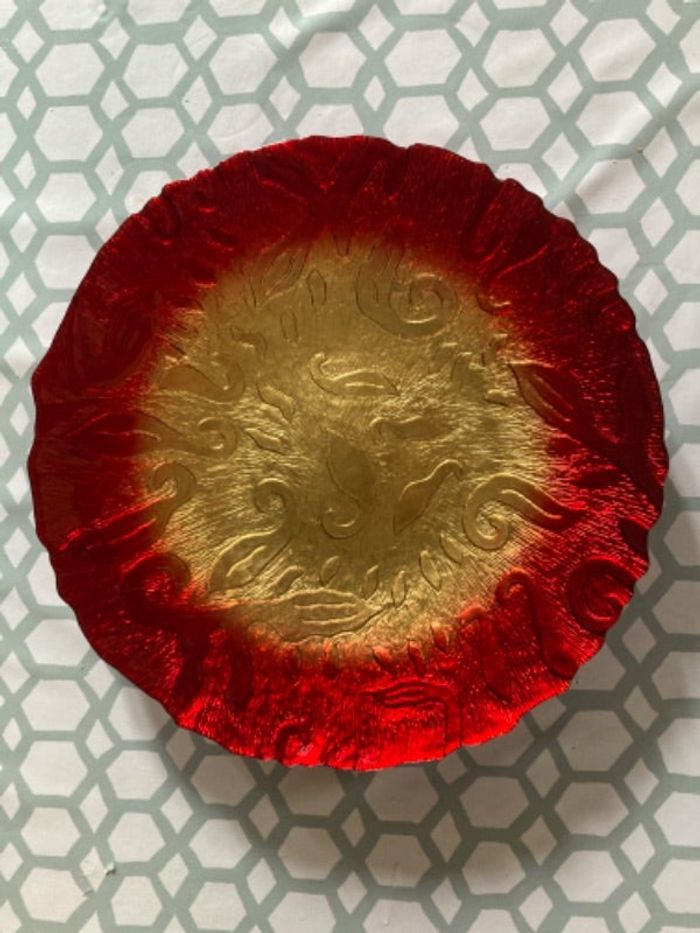 Joli plat 35 cm de diamètre