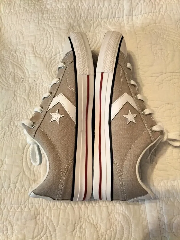 Converses neuves basses - gris - 39 - photo numéro 5