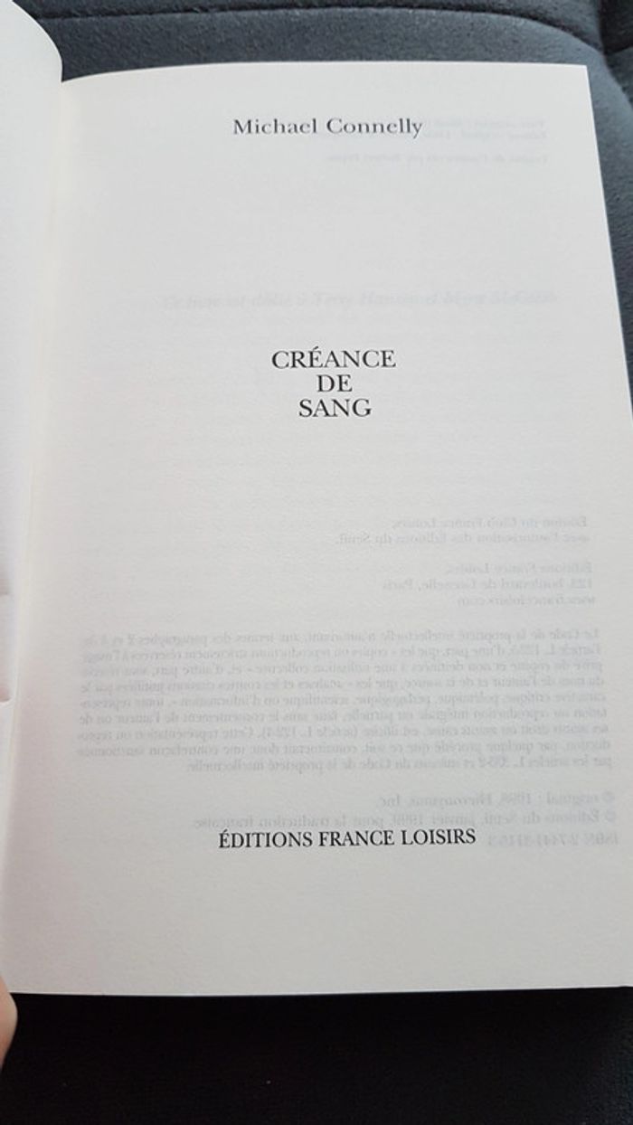 Créance de sang - photo numéro 4