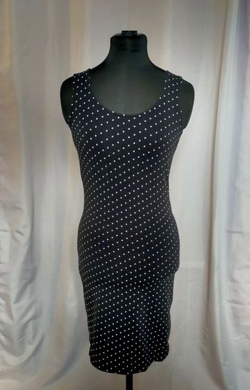 Robe noire à pois blancs – Fashion Express – T. S