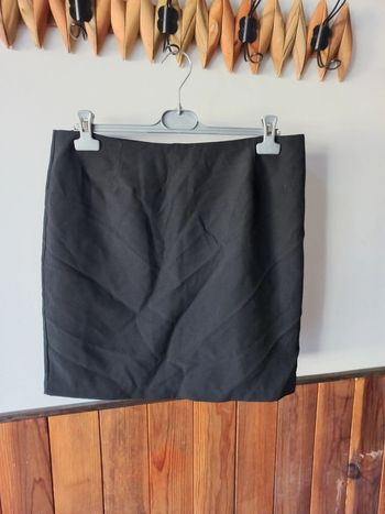Mini jupe tailleur noire