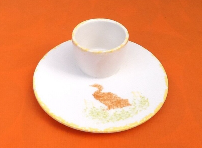 Coquetier Coupelle en faïence