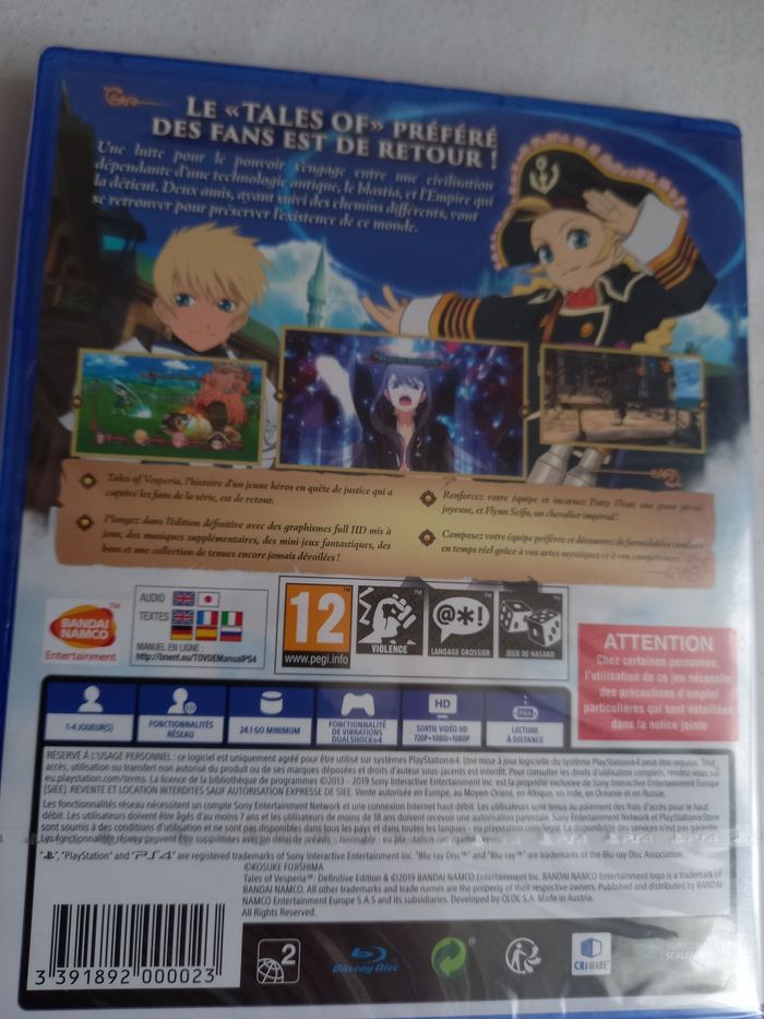 Ps4 tales of vesperia - photo numéro 3