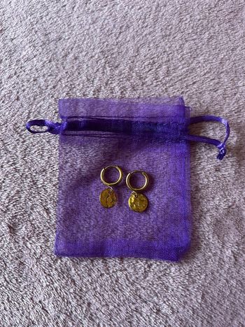 Boucles d’oreilles dorée