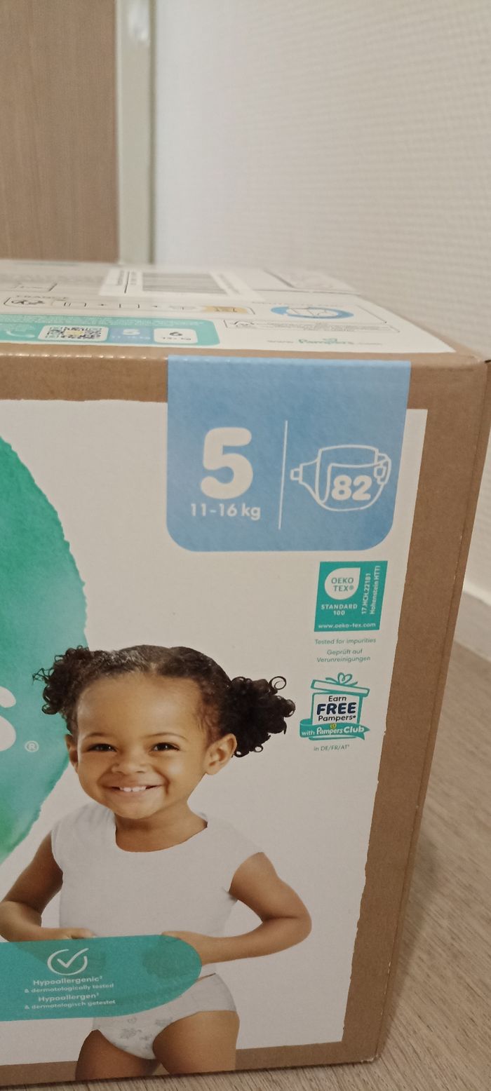 Couche Pampers harmonie taille 5 - photo numéro 2