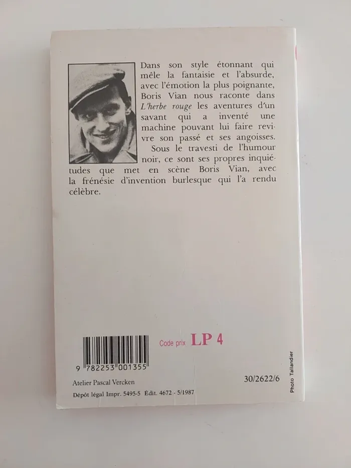 L'herbe rouge Boris Vian - photo numéro 2