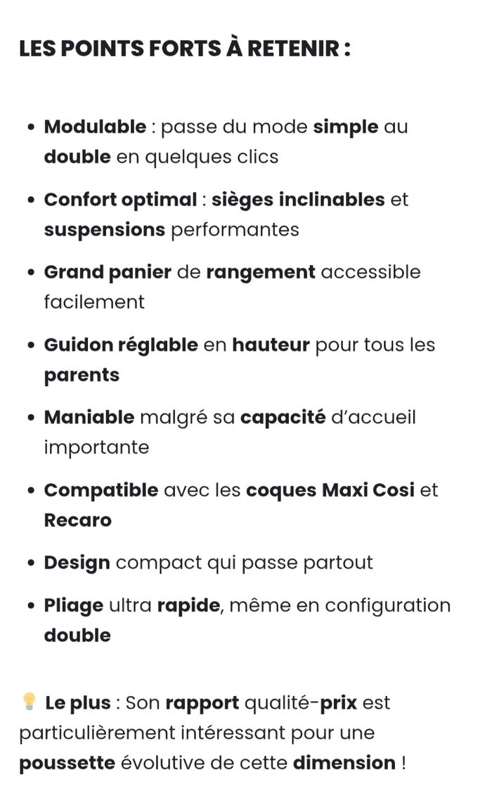 Poussette double avec cosys - photo numéro 6