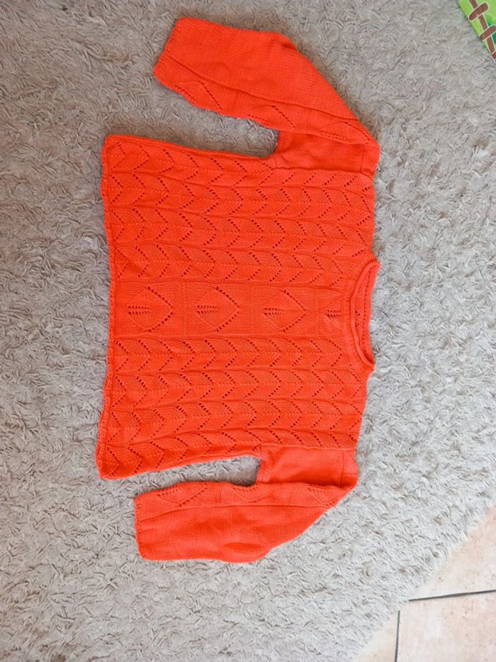 📦pull coton point fantaisie T40 - photo numéro 2