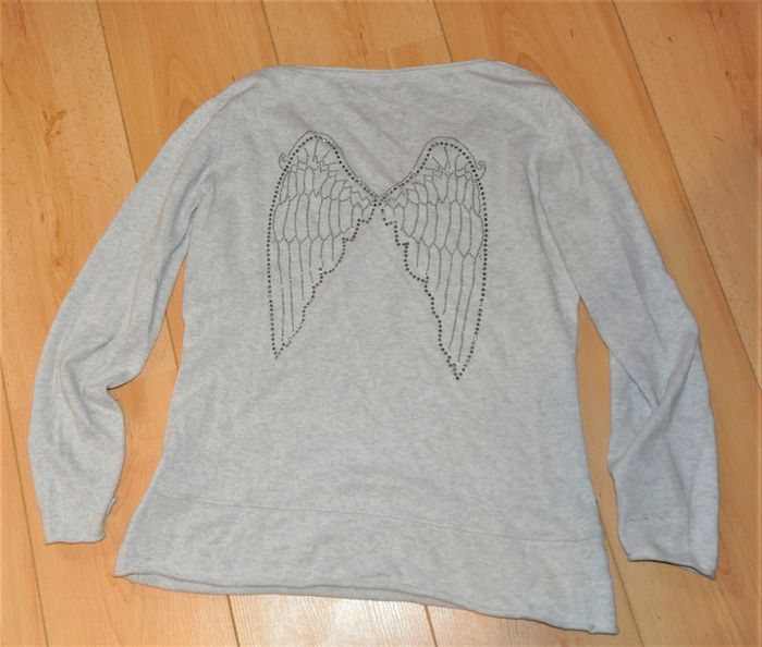 It Hippie pull maille gris clair t.S tb état - photo numéro 4